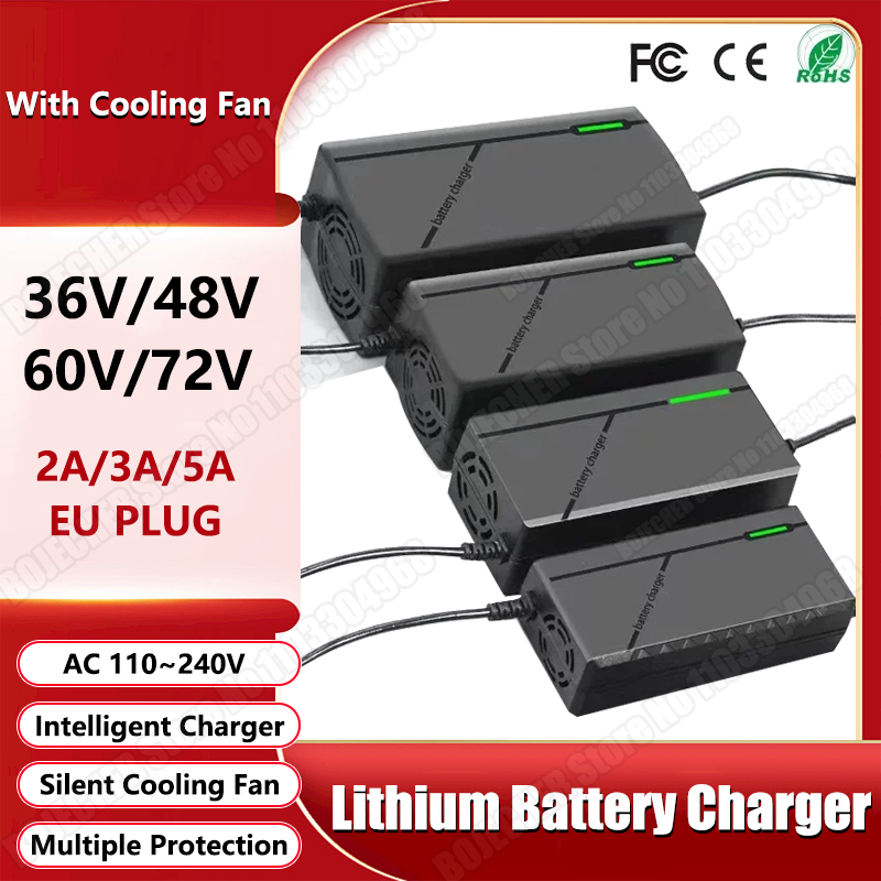 36V 48V 60V 72V Charger 2A 3A  - 84V 20A Smart Charger recension och pris