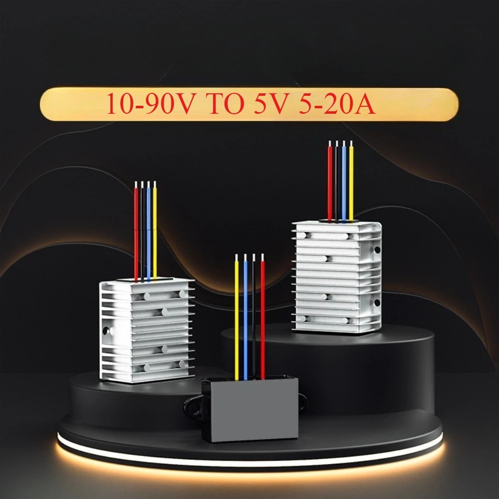 DC 10-90V to 5V Converter 5Vol - 72V 15A Fast Charger recension och pris